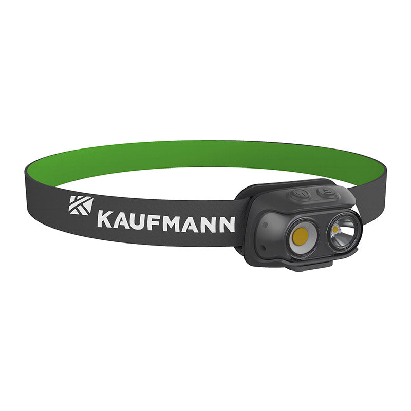 KAUFMANN 500 LUMEN RECHARGEABLE HEADLAMP