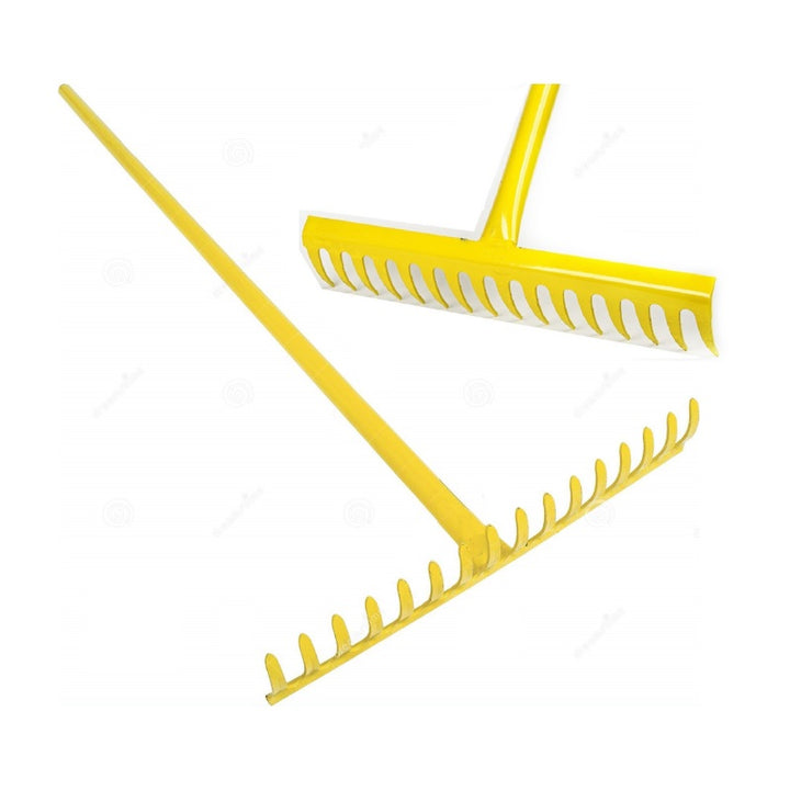 KAUFMANN GARDEN STEEL RAKE 16T YELLOW – Kaufmann