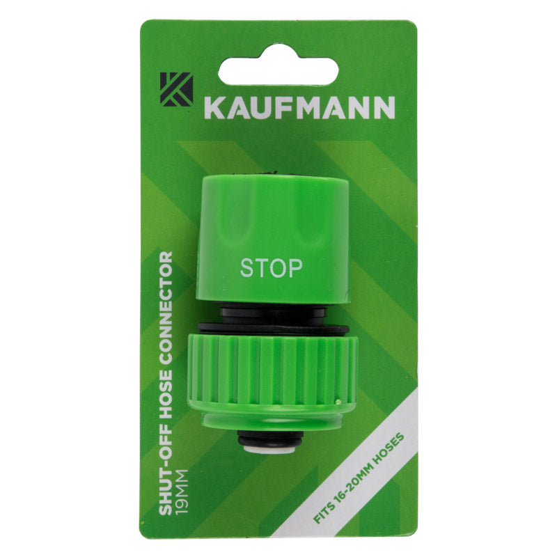 KAUFMANN 15MM CONNECTOR HOSE SHUT OFF