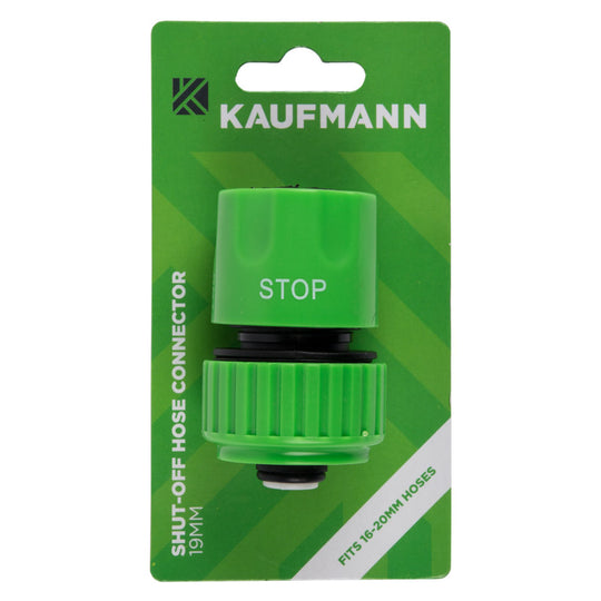 KAUFMANN 15MM CONNECTOR HOSE SHUT OFF