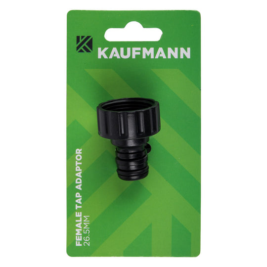 KAUFMANN 12.5-15MM INT 21MM EXT TAP ADAPTOR FEMALE