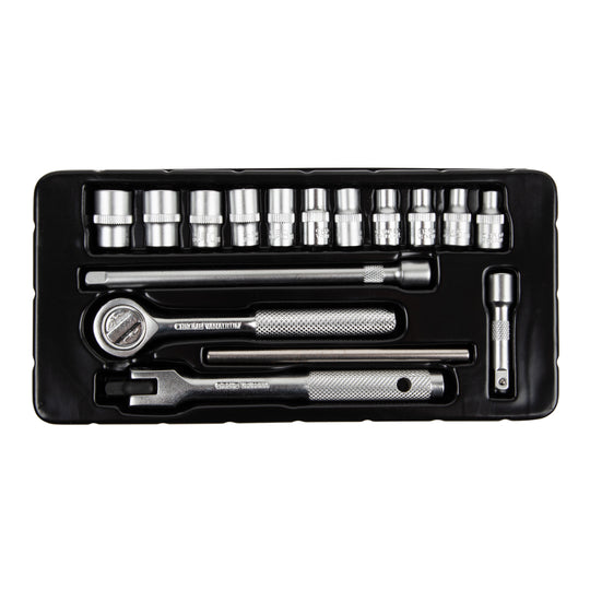 KAUFMANN X SOCKET DRIVE 1/4 16 PCS 4-12MM