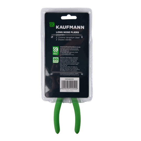 KAUFMANN PLIERS LONG NOSE 150MM