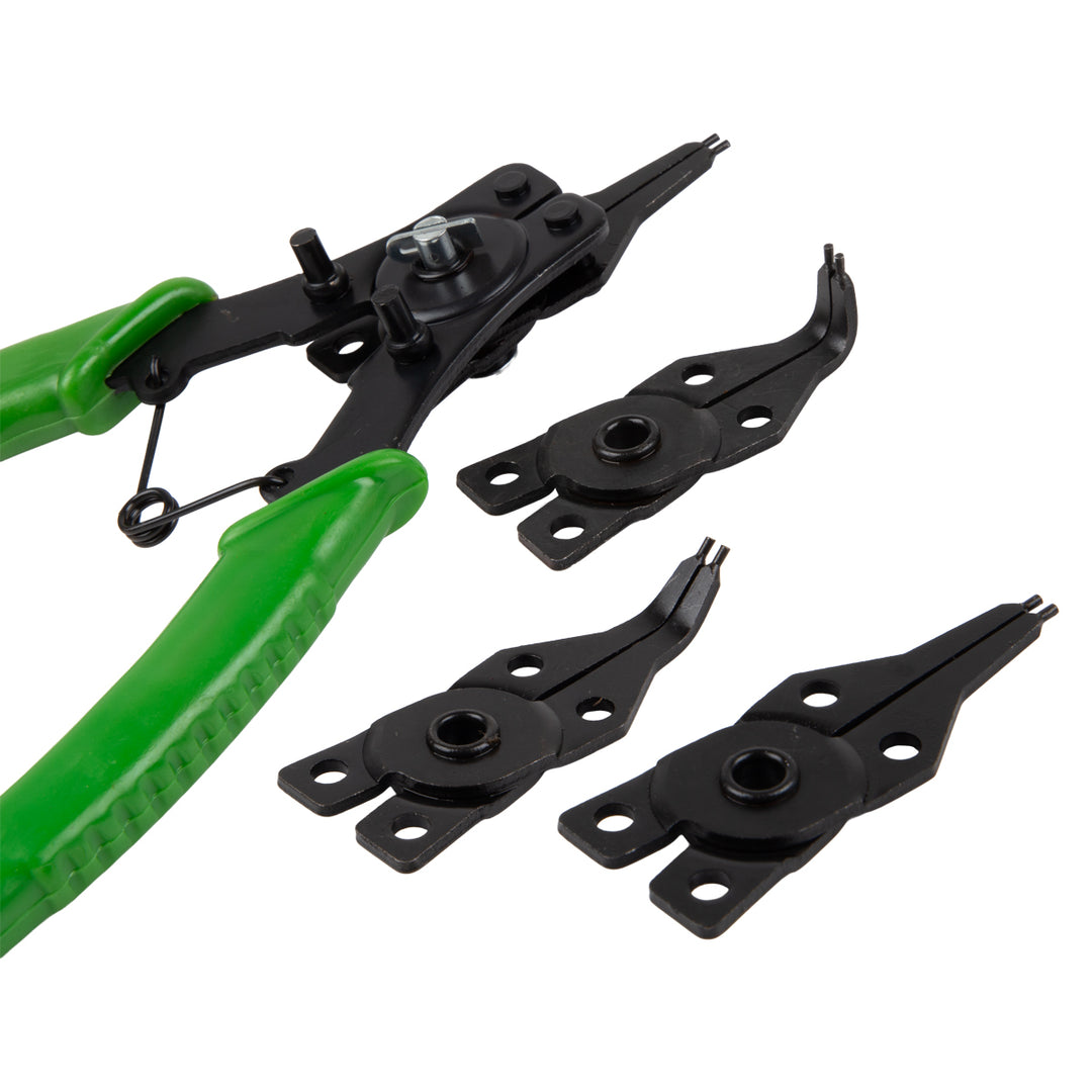 KAUFMANN X CIRCLIP H/D PLIER SET WITH 4 HEADS