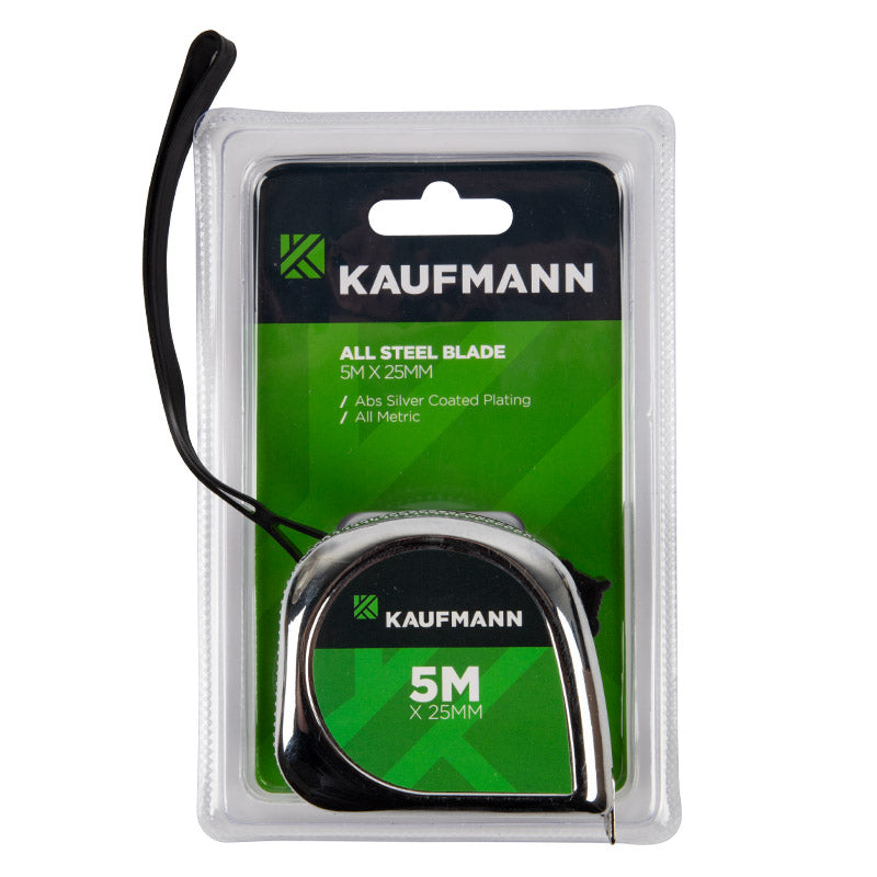 KAUFMANN TAPE MEASURE ALL STEEL BLADE 16MMX 3M