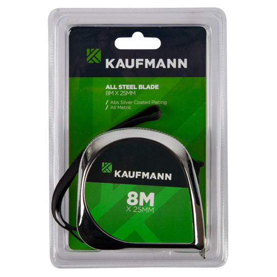 KAUFMANN TAPE MEASURE ALL STEEL BLADE 16MMX 3M