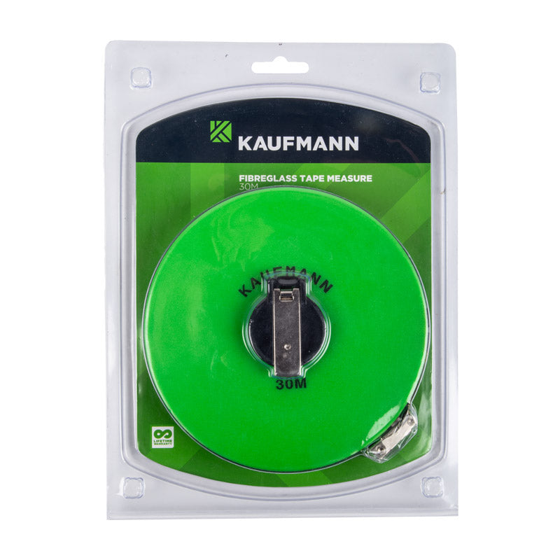 KAUFMANN TAPE MEASURE FIBRE GLASS 10M