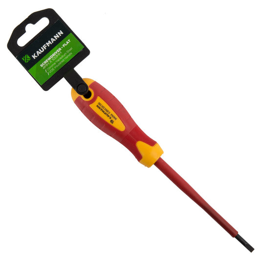 KAUFMANN VDE SCREWDRIVER FLAT 0.6 X 3.5 X 100MM