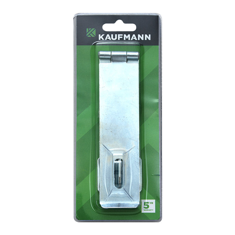 KAUFMANN HASP & STAPLE 152MM SAFETY GALV