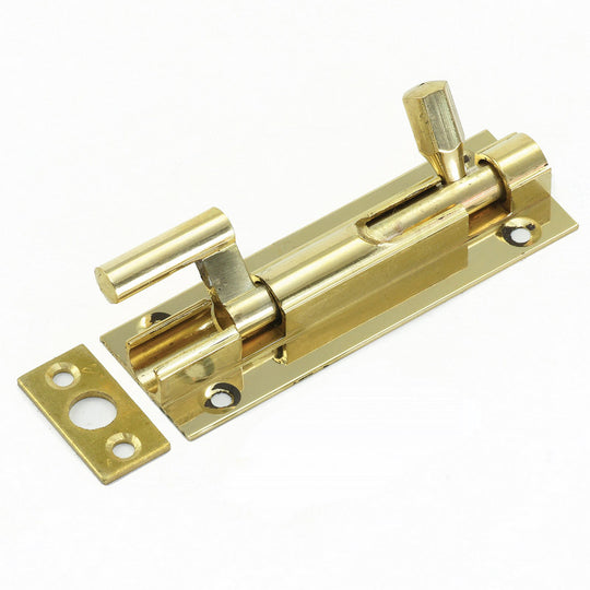 KAUFMANN BARREL BOLT 76MM SOLID BRASS NECKED