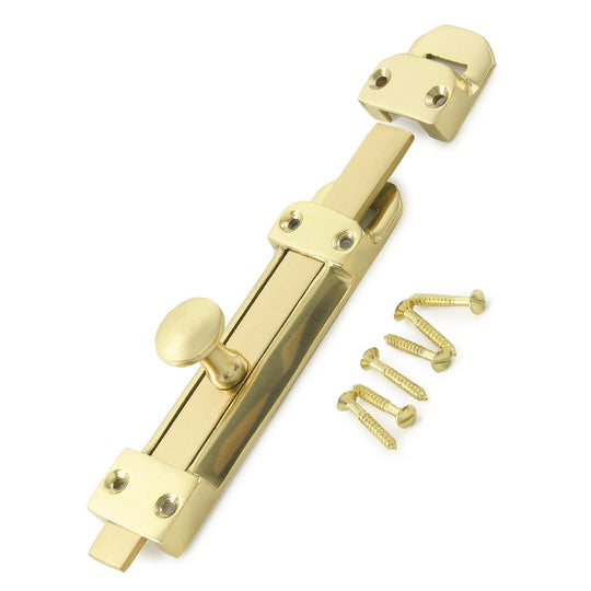 KAUFMANN CABIN HOOK 100MM BRASS PLATED -ZAMAC