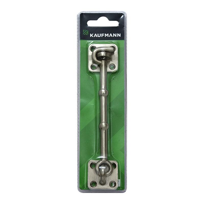 KAUFMANN CABIN HOOK 100MM SATIN NICKLE -ZAMAC