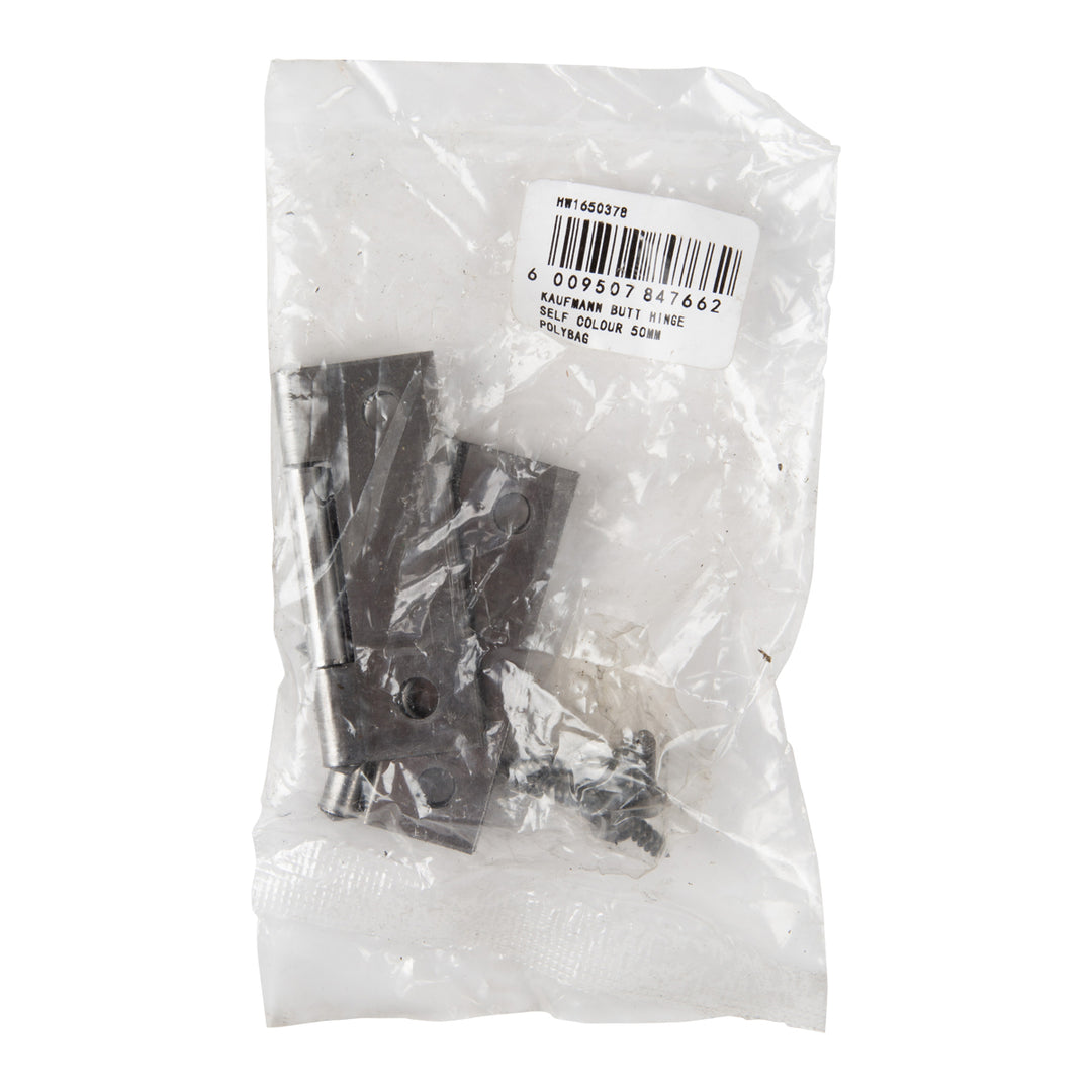 KAUFMANN BUTT HINGE SELF COLOUR 100MM PAIR (BULK)