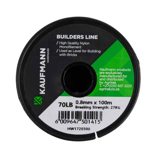 KAUFMANN BUILDING LINE 60LB 0.80X100MM