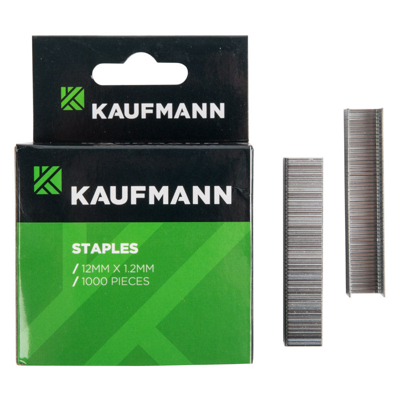 KAUFMANN H/DUTY STAPLES 8MMX1000 P/PACK