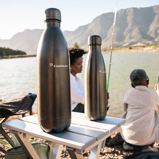 FLASK BOTTLE STAINLESS STEEL GREY RANGE