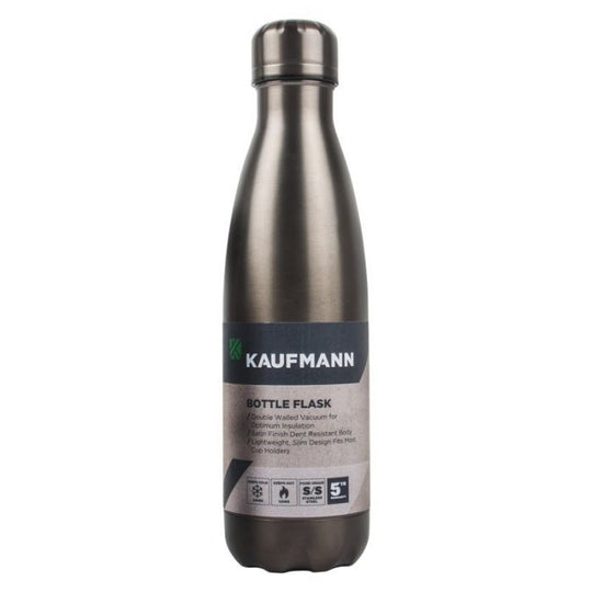 FLASK BOTTLE STAINLESS STEEL GREY RANGE