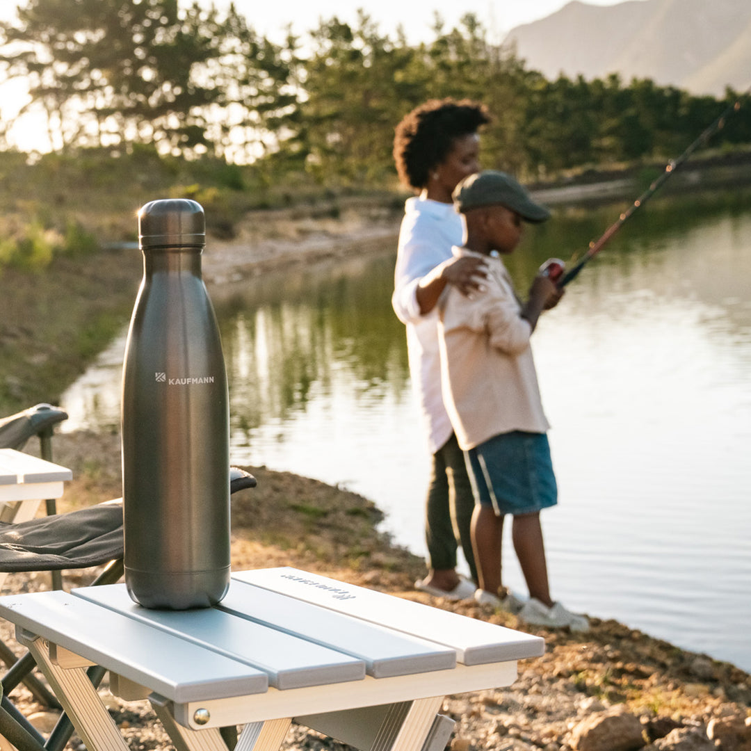 FLASK BOTTLE STAINLESS STEEL GREY RANGE
