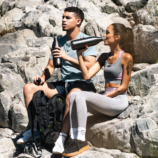 FLASK BOTTLE STAINLESS STEEL GREY RANGE