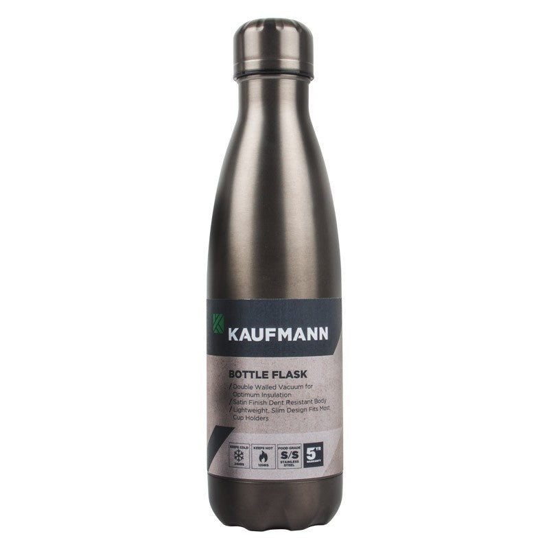 FLASK BOTTLE STAINLESS STEEL GREY RANGE