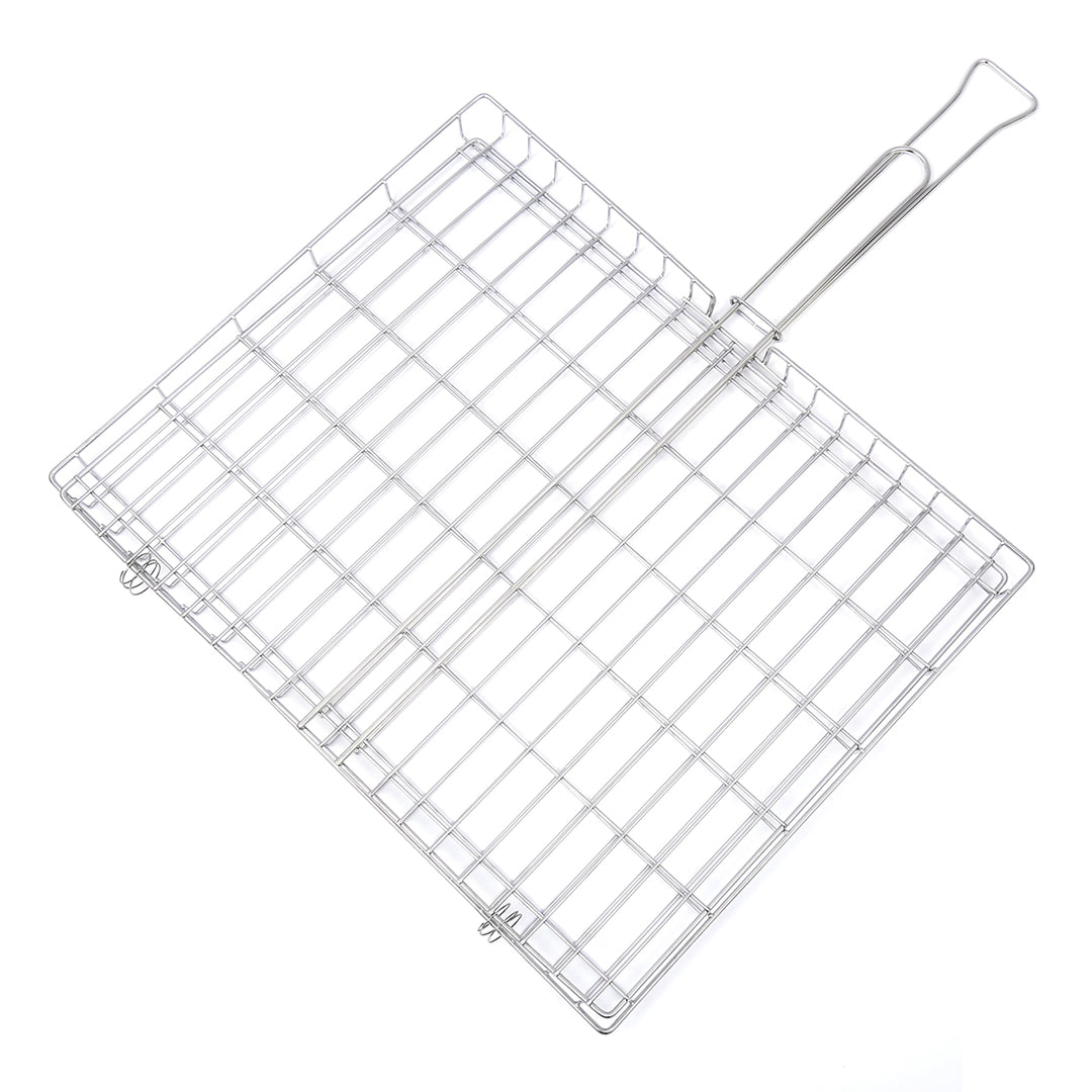 KAUFMANN BRAAI GRID S/STEEL BOX LRG 50CMX40CM