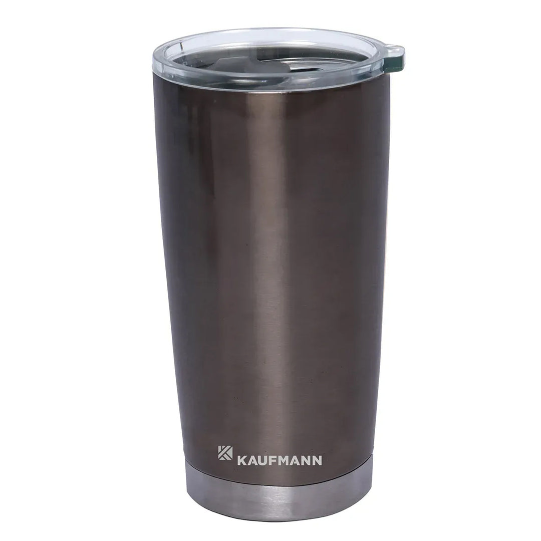 GREY DOUBLE WALLED TUMBLER - 450ML