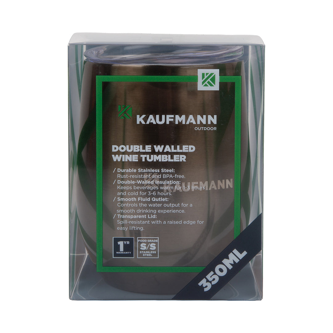 DOUBLE WALL WINE TUMBLER  (350ML)
