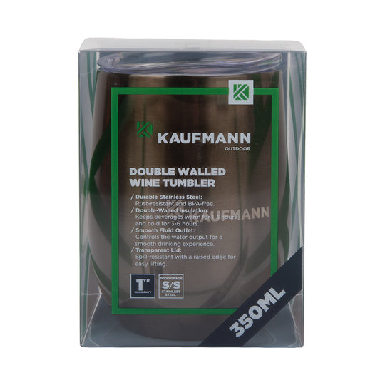 DOUBLE WALL WINE TUMBLER  (350ML)