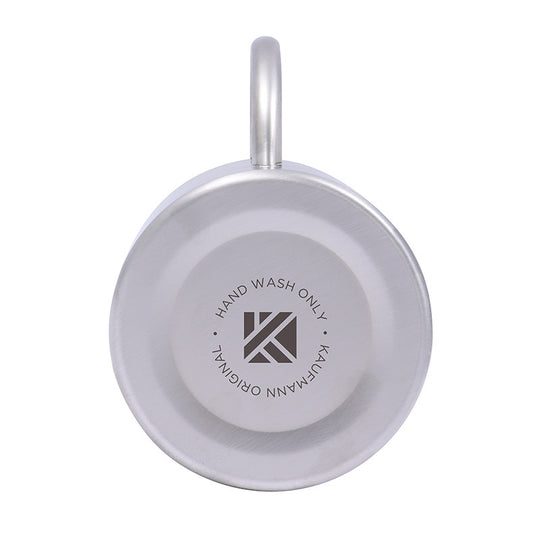 DOUBLE WALLED STAINLESS STEEL COFFEE MUG - 450ML