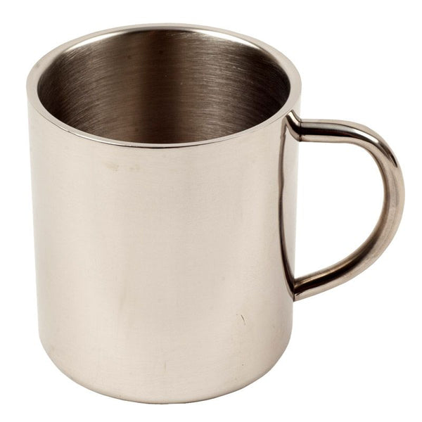 DOUBLE WALLED STAINLESS STEEL COFFEE MUG - 450ML