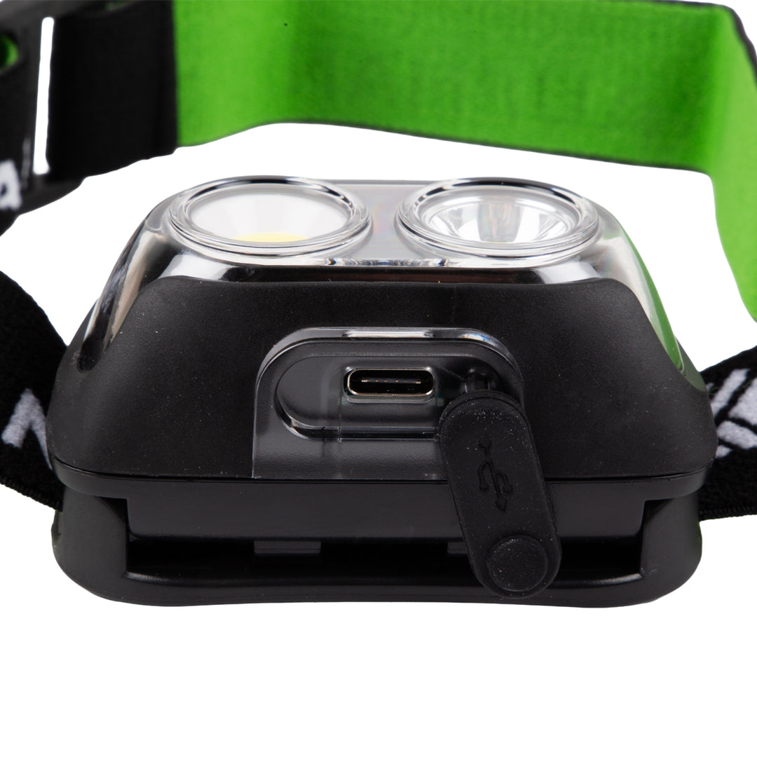 KAUFMANN 500 LUMEN RECHARGEABLE HEADLAMP