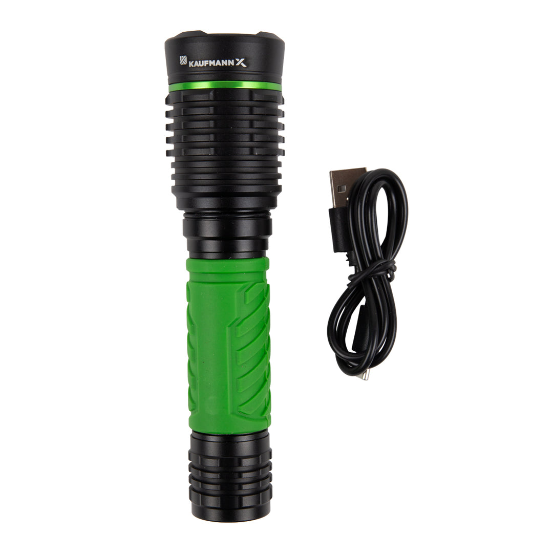 KAUFMANN X 1000 LUMEN RECHARGEABLE FLASHLIGHT – Kaufmann KAUFMANN X 1000 LUMEN RECHARGEABLE FLASHLIGHT – Kaufmann
