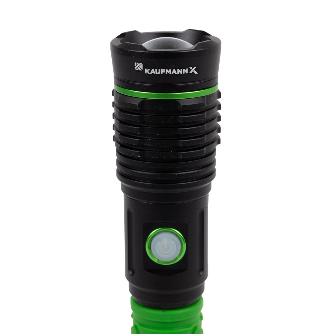 KAUFMANN X 2000 LUMEN RECHARGEABLE FLASHLIGHT