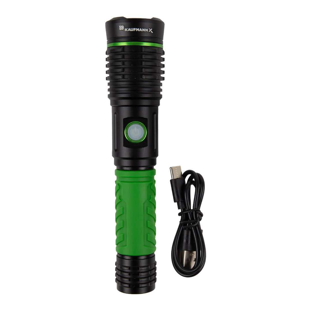 KAUFMANN X 2000 LUMEN RECHARGEABLE FLASHLIGHT