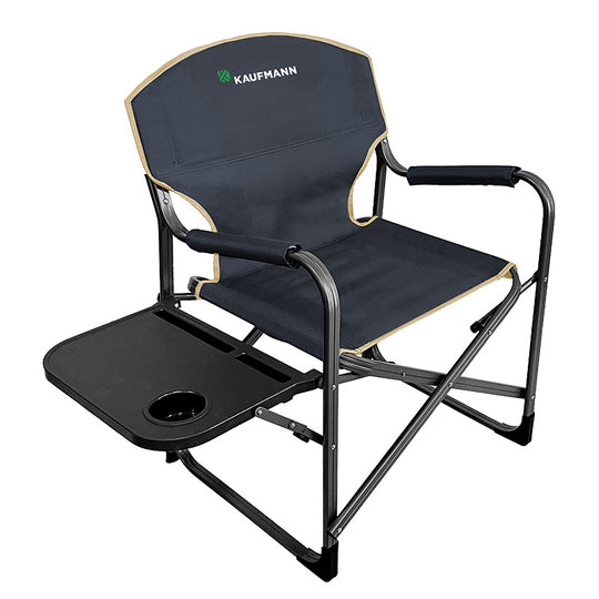 KAUFMANN ALUMINIUM DIRECTORS CHAIR WITH TABLE