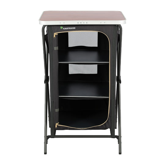 KAUFMANN 3 SHELF FOLDABLE CAMPING CUPBOARD