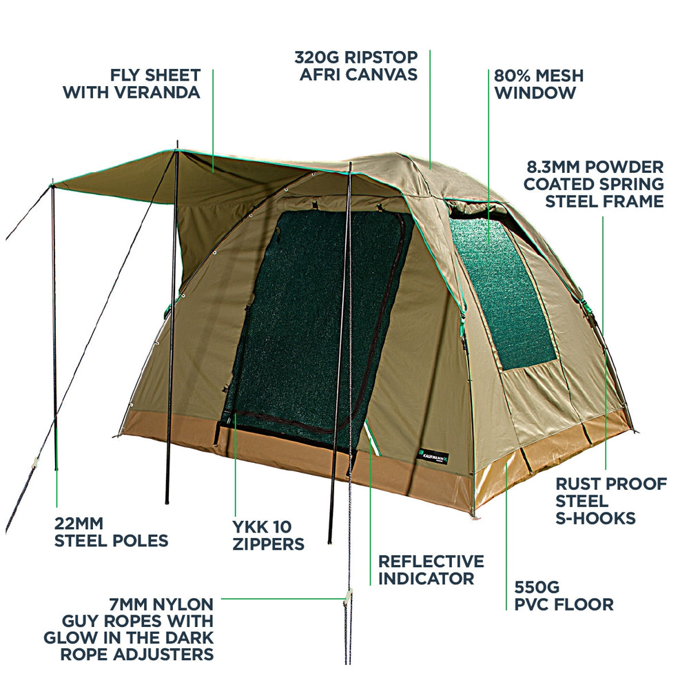 KAUFMANN X AFRI CANVAS DOME TENT 3x3 FLY SHEET