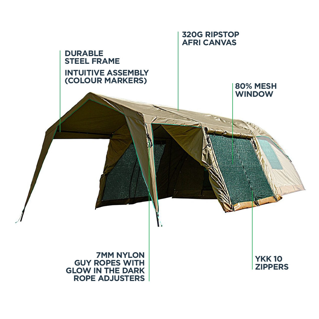 canvas and tent south africa KAUFMANN X AFRI CANVAS DOME TENT GAZEBO EXTENSION – Kaufmann
