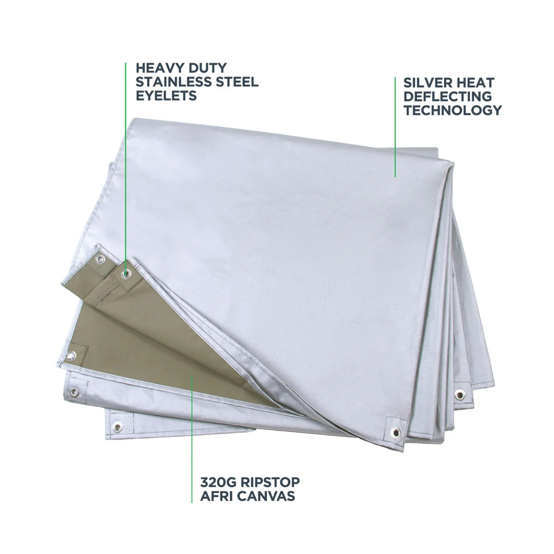 KAUFMANN X AFRI CANVAS HEAT DEFLECTING TARP 4M