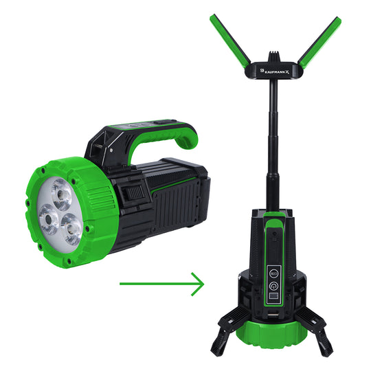 KAUFMANN X RECHARGEABLE & EXTENDABLE LED SPOTLIGHT