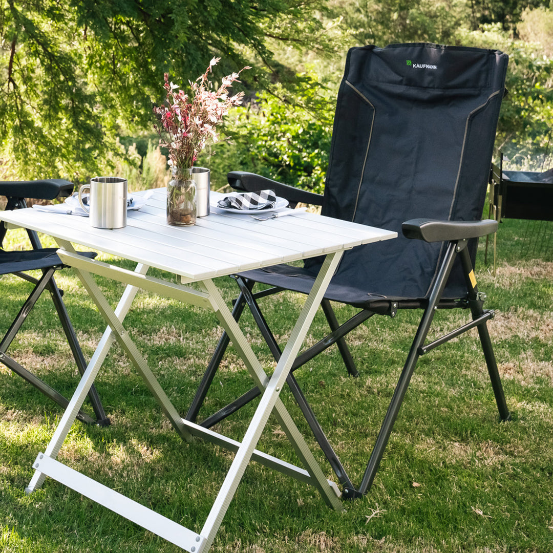 KAUFMANN TABLE ALUMINIUM FOLDUP LARGE 700X640X700