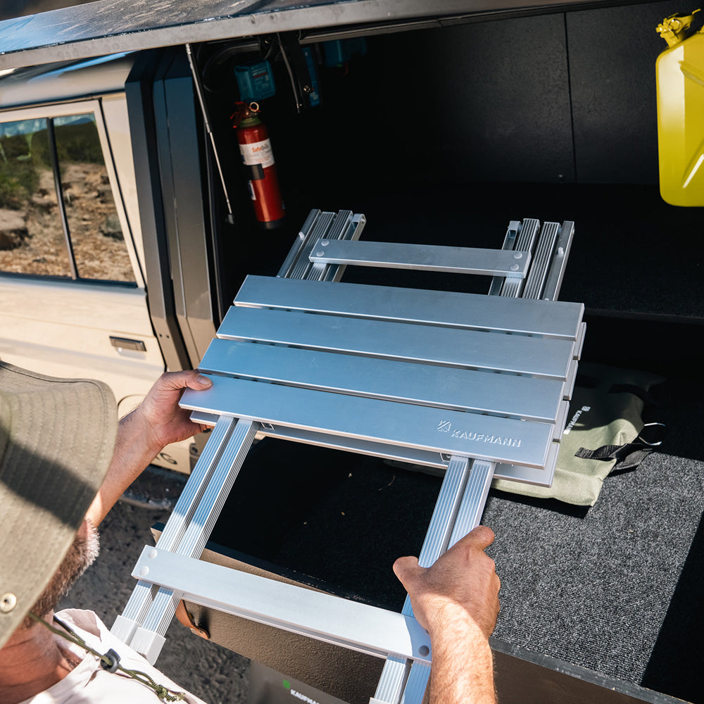 KAUFMANN TABLE ALUMINIUM FOLDUP MEDIUM 500X480X620