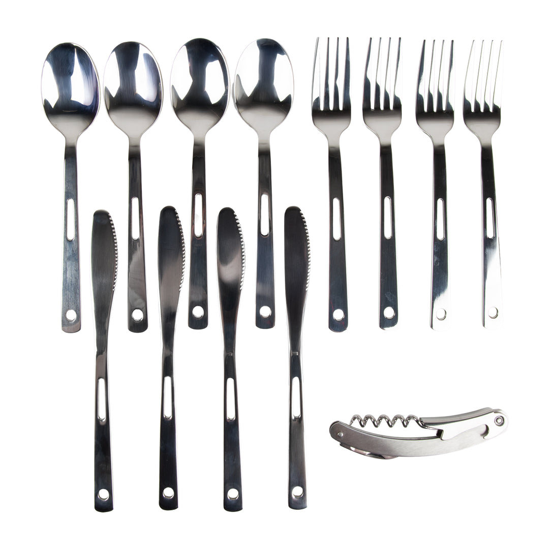 KAUFMANN CAMPING CUTLERY SET 13 PIECE