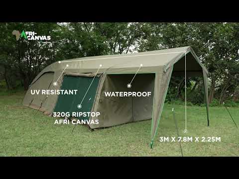 Gazebo Tentco Tents KAUFMANN X AFRI CANVAS DOME TENT GAZEBO EXTENSION